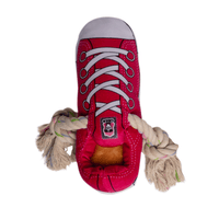 Jojo Modern Pets Toys Squeaking Comfort Plush Sneaker Dog Toy - Pink