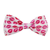 Huxley & Kent Bow Ties SM Red Kisses Love Bow Tie Pet Collar Attachment - 3 Sizes