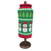 Dallas Dogs, Ltd Sweaters 6" Holiday Fair Isle Snowmen Green Dog Sweater