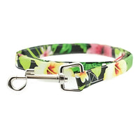Doggie Design, Inc. Dresses Twilight Black Hawaiian Hibiscus Dog Dress with Matching Leash & D-Ring