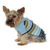 Dogo Pet Fashions Sweaters XL / Blue Stripe Hoodie Blue Dog Sweater