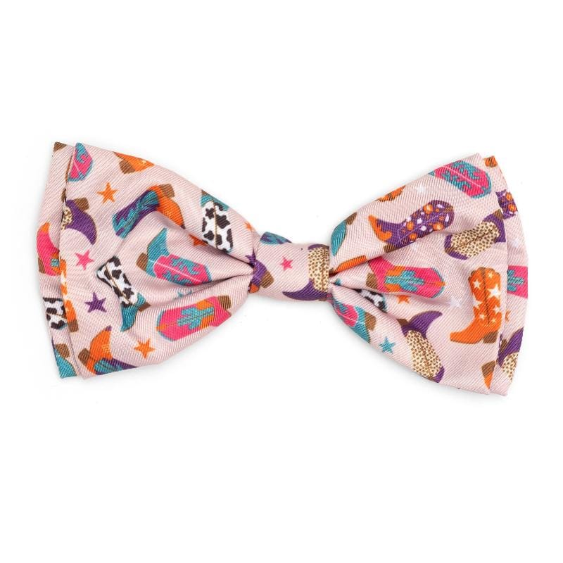 The Worthy Dog Bow Tie SM Wild Wild West Cowboy Pet Bow Tie - 2 Sizes