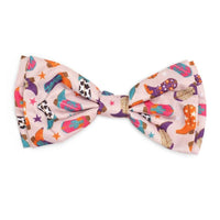 The Worthy Dog Bow Tie SM Wild Wild West Cowboy Pet Bow Tie - 2 Sizes