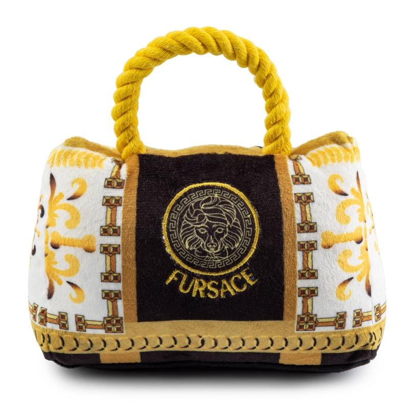 Haute Diggity Dog dog toys Fursace Handbag Plush Squeak Dog Toy