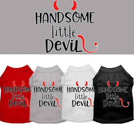 Mirage Pet Products Tee's GRY / XS Handsome Little Devil Dog Shirt