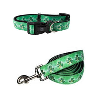 Barker's Bowtique Collars-Leashes Shamrock Dog Collar