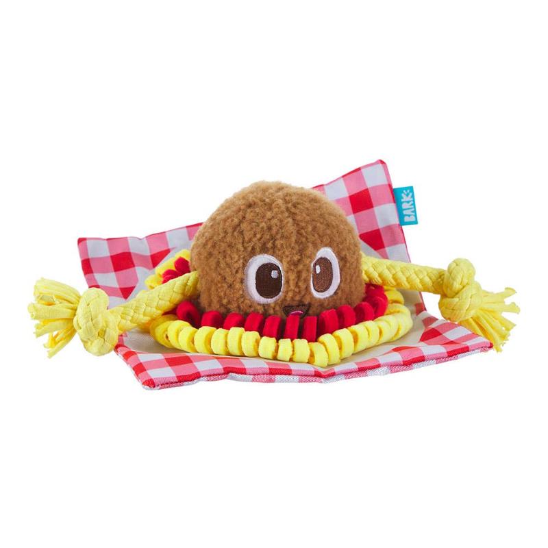 BARK dog toys Spaghetti and Meatballs Medley Dog Toy