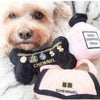 Dog Diggin Designs Toys Chewnel Black Bone Plush Squeak Dog Toy