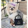 Dog Diggin Designs dog toys Chewnel Classique Black Purse Plush Squeak Dog Toy